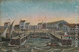 William P. Chappel Canvas Paintings - Old Ferry Stairs